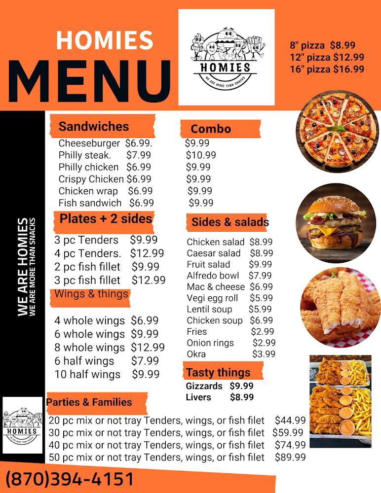 Homies Menu image 1
